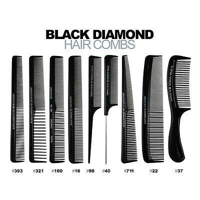 Black Diamond Hair Combs - KK Hair