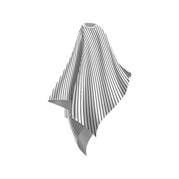 Wahl White Stripped Barber Cape