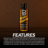 L3VEL 3 Beard Shampoo 150ml