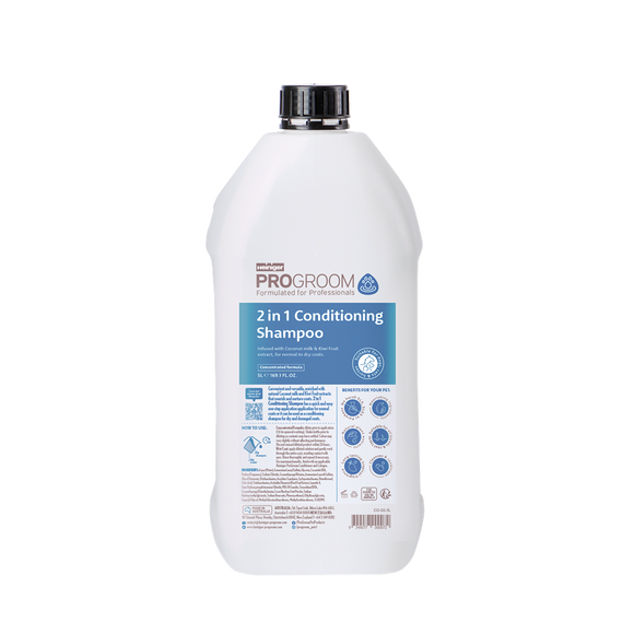 Heiniger ProGroom 2 In 1 Conditioning Shampoo 5L