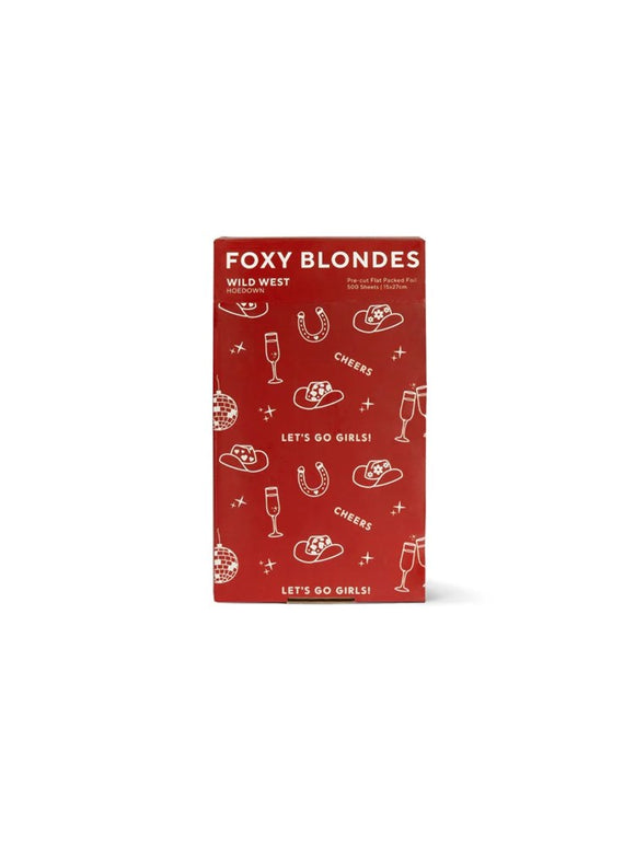 Foxy Blondes Flats Wild West 15cm x 27cm