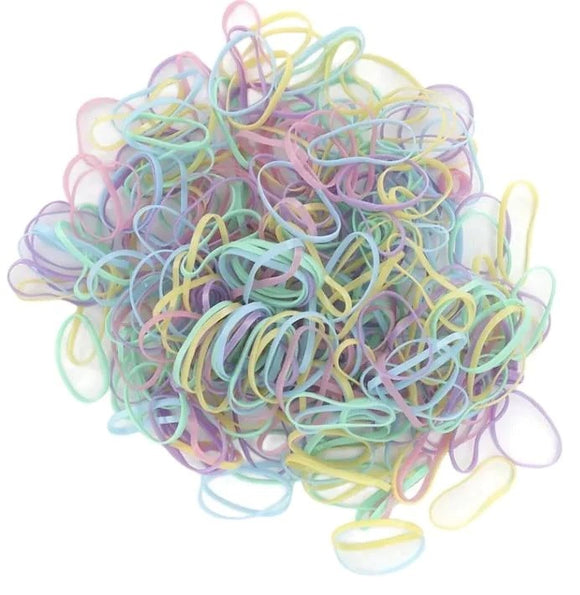 PP No Snag Hair Ties 200pk Pastel