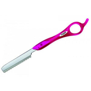 Feather Styling Razor Fuchsia Long Handle