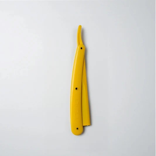 L3VEL3 Straight Razor Holder Yellow