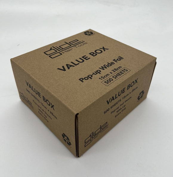 Glide Value Box Pop-Up Foil 500 Sheets 15cm x 28cm