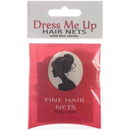 Dress Me Up Fine Hair Net Dark Brown 2pk