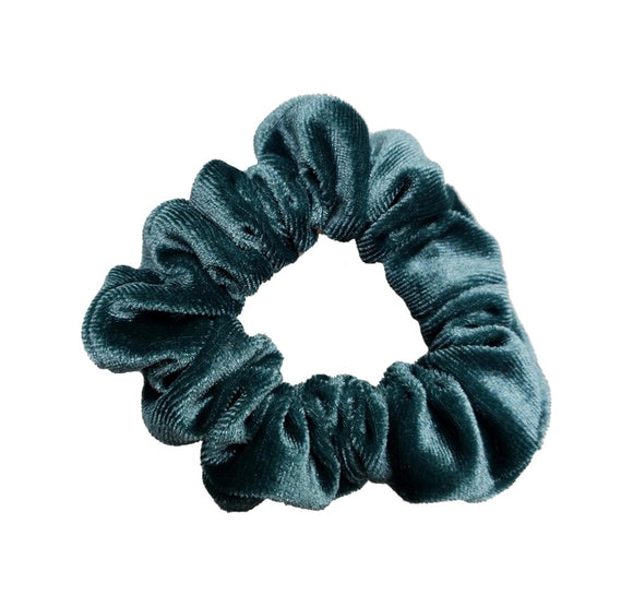 PP Luxe Velvet Scrunchie -Sea Salt