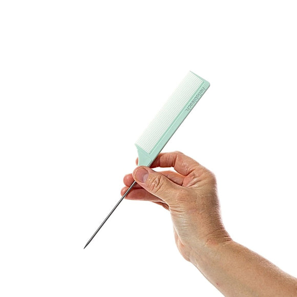 Hello Bleach Tail Comb with Stainless Steel Tip - Jade