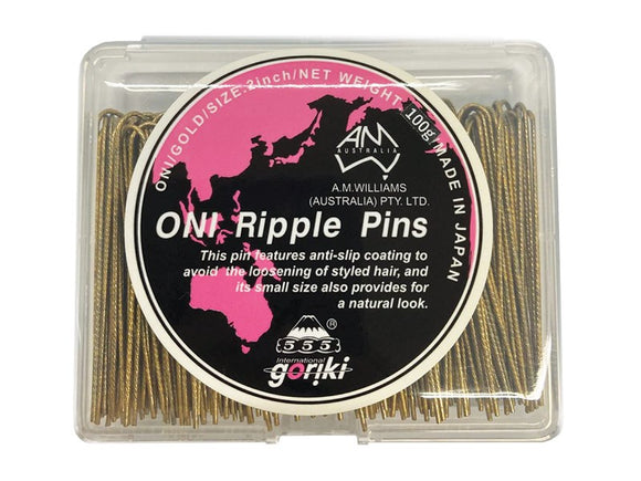 555 ONI Ripple Pins Gold 100g Case