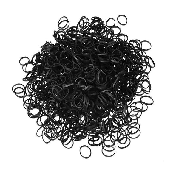 PP No Snag Black Hair Ties 200pc