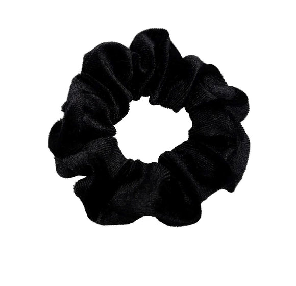 PP Luxe velvet scrunchie- Cosmo Black
