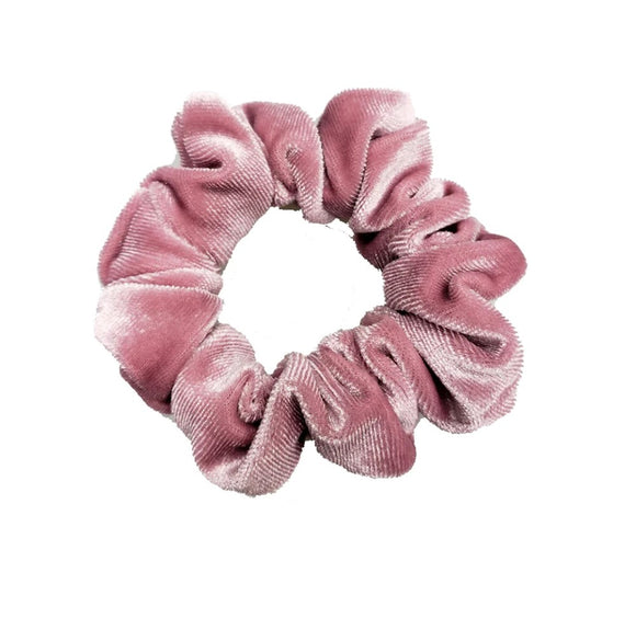 PP Luxe Velvet Scrunchie- Strawberry