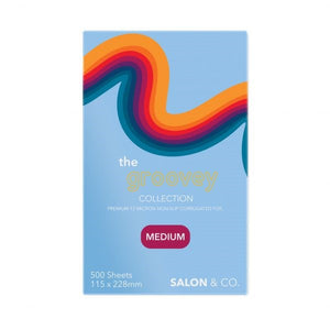 Salon & Co. Groovey 12 Micron Pre-Cut Rippled Foil - Medium