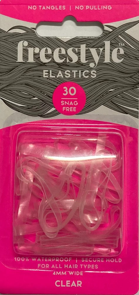 Freestyle Elastics 30 Snag Free Clear 4mm