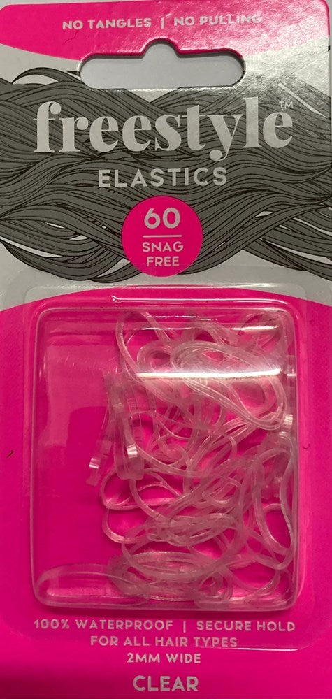 Freestyle Elastics 60 Snag Free Clear 2mm