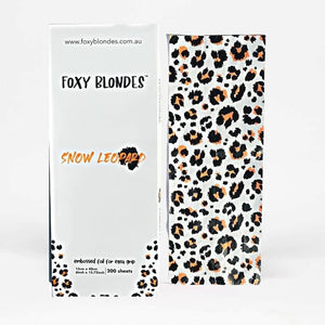Foxy Blondes Snow Leopard Balayage Foil 40cm x 15cm