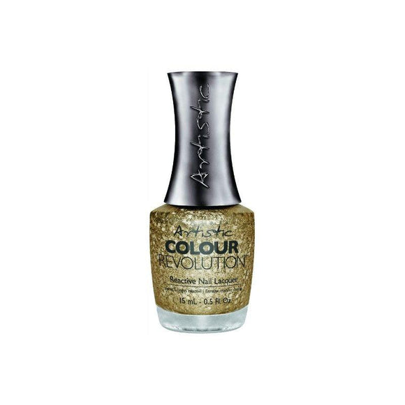 Artistic Colour Revolution Lacquer Glamorous - Chunky Gold Glitter - KK Hair