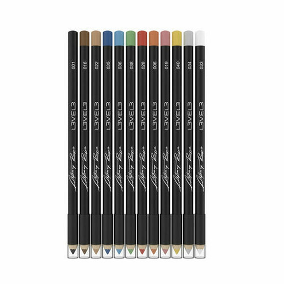 L3VEL3 Colour Liner Pencils - 12 Pack