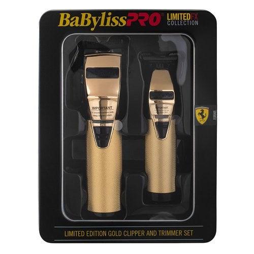 Babyliss Pro Limited Edition Gold Clipper & Trimmer Set - KK Hair