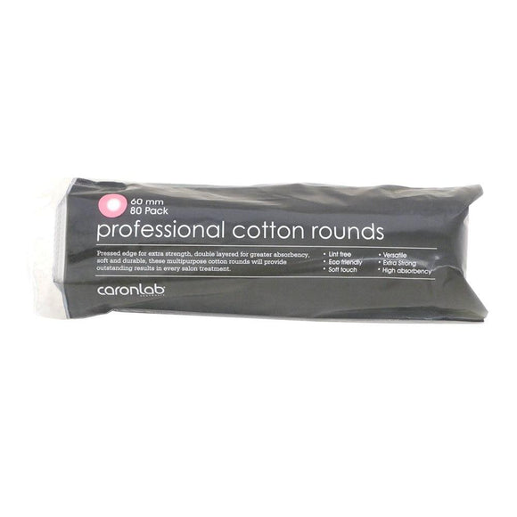 Caron Professional Cotton Rounds 80pk - KK Hair