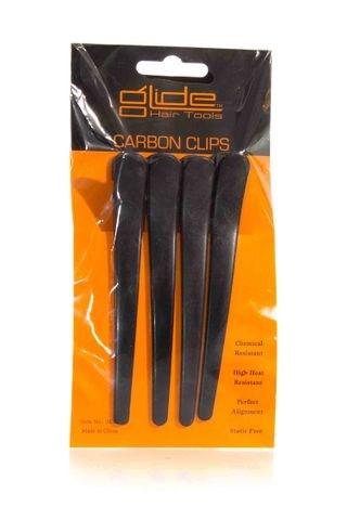 Glide Carbon Clips 4pk - KK Hair