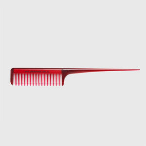 Glide Red Teasing Comb - KK Hair