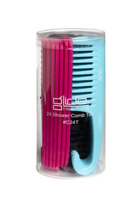 Glide Shower Combs 24Pk - KK Hair