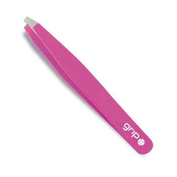 Grip Bright Slanted Tweezer Pink GB1 - KK Hair