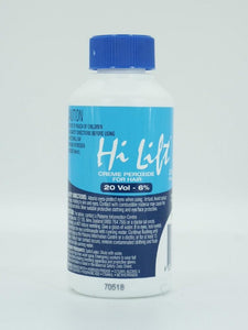 Hi Lift Cream Peroxide 20vol 200ml - KK Hair