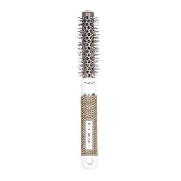 Just Brushes white Ceramic Rubber Grip 19 - KK Hair
