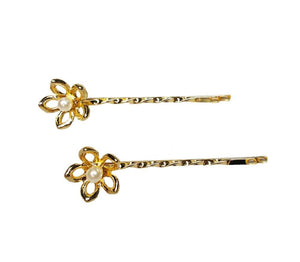 PP Catherine Duchess - Pearl Flower Pins 2pk - KK Hair