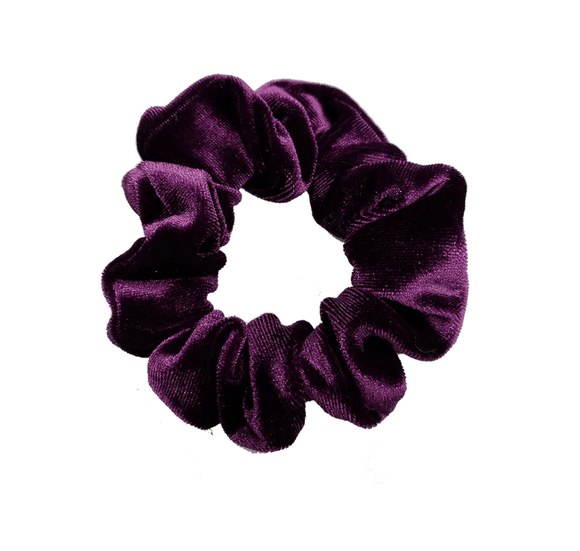 Pp Luxe Velvet Scrunchie- Grape - KK Hair