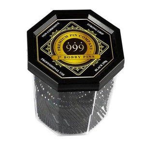Premium Pin Company 999 Bobby Pins 2" - Black - KK Hair