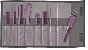 Jaguar Ionic Comb Set Purple 9Pc