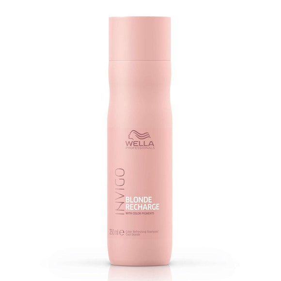 Wella Invigo Blonde Recharge Cool Blonde Color Refreshing Shampoo 250Ml - KK Hair